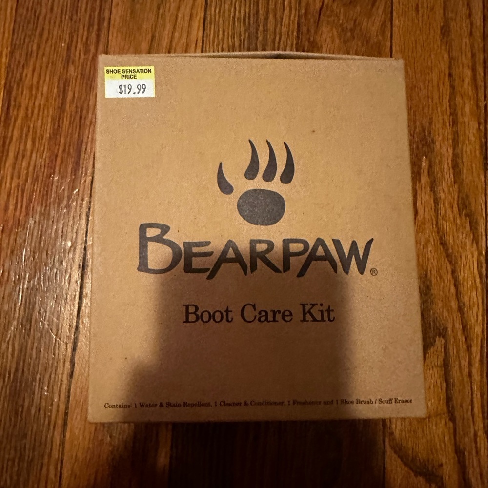 Bear paw boot care kit.